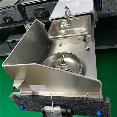 Estação de cozinha de acampamento